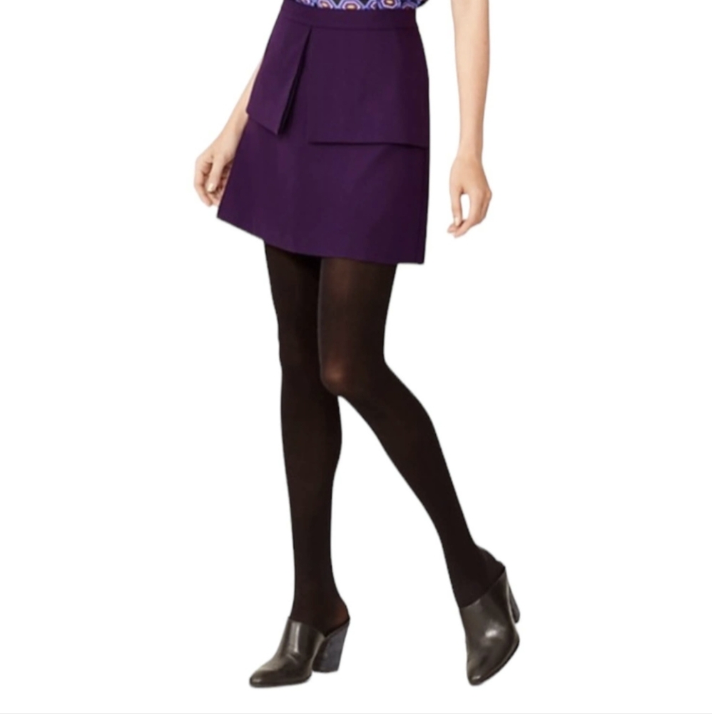 Kate Spade Saturday Purple Peplum Mini Skirt